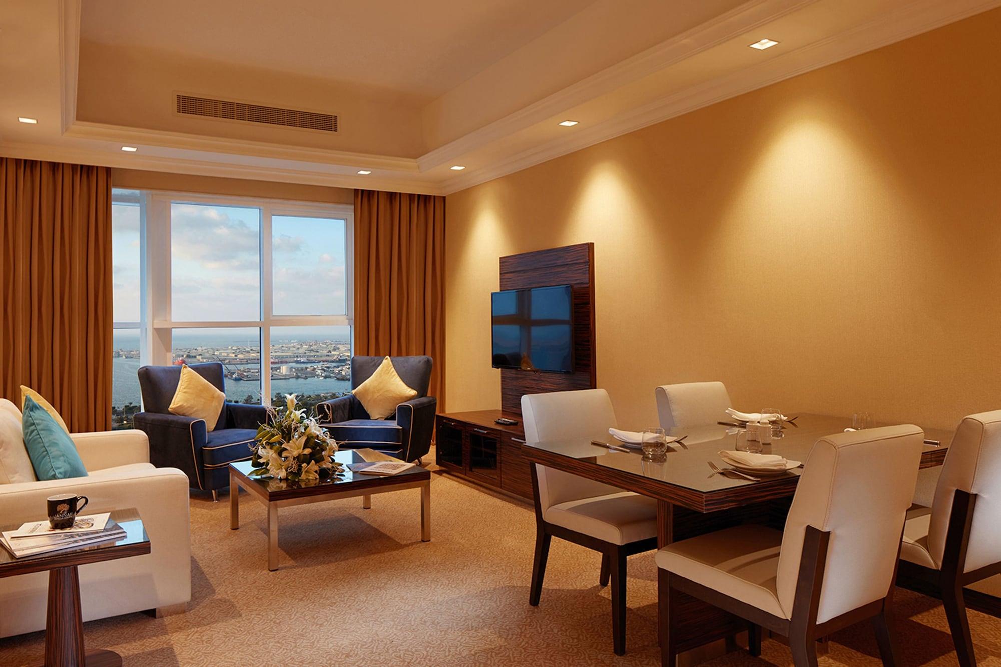 占奈萨拉卜塔酒店 阿布扎比 外观 照片 A suite at the hotel